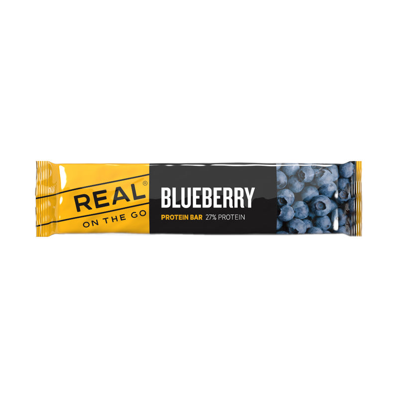 Blueberry and blackberry crispy bar - 27% protein - REAL On the Go